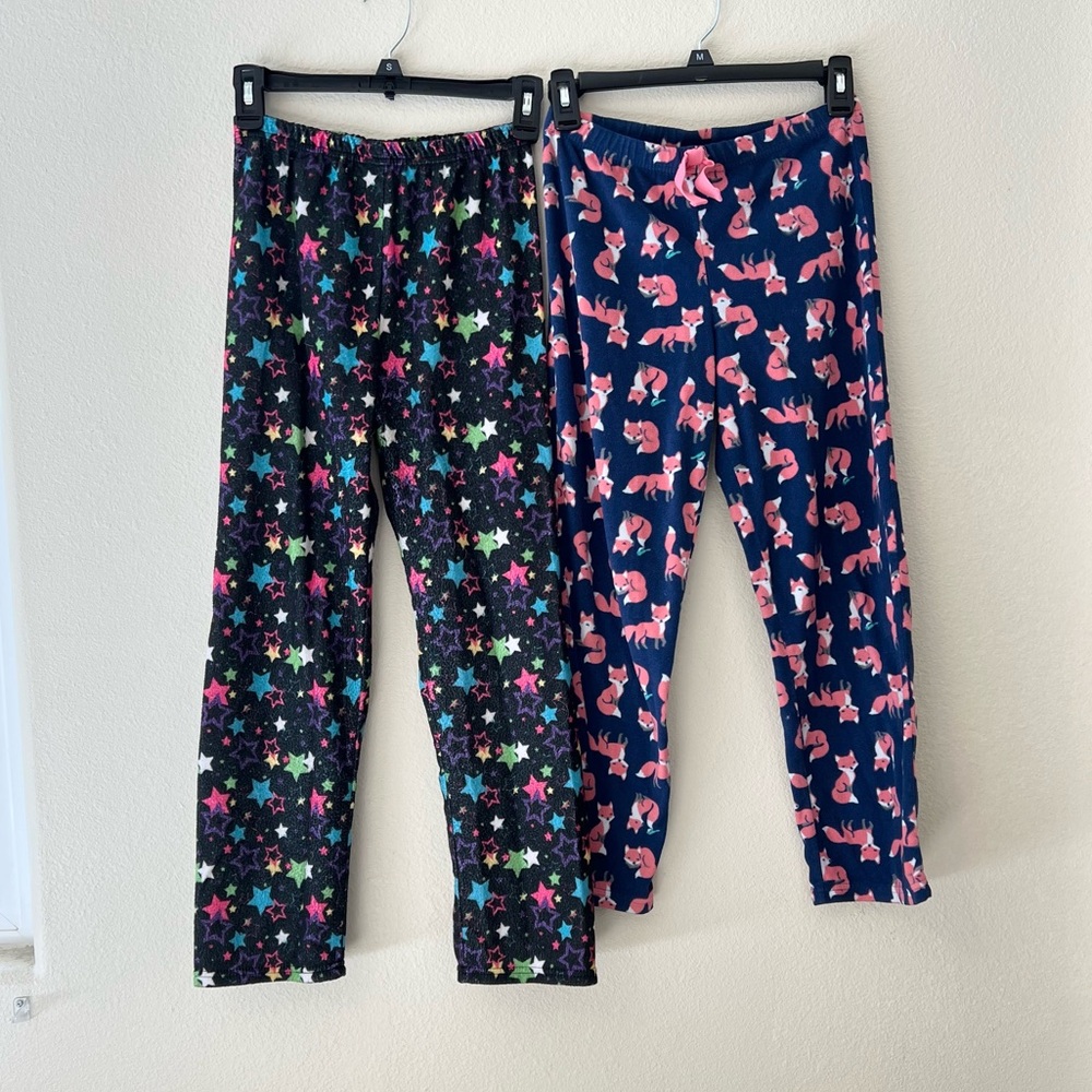 Colorful Kids Pajama Pants Sz 10Y